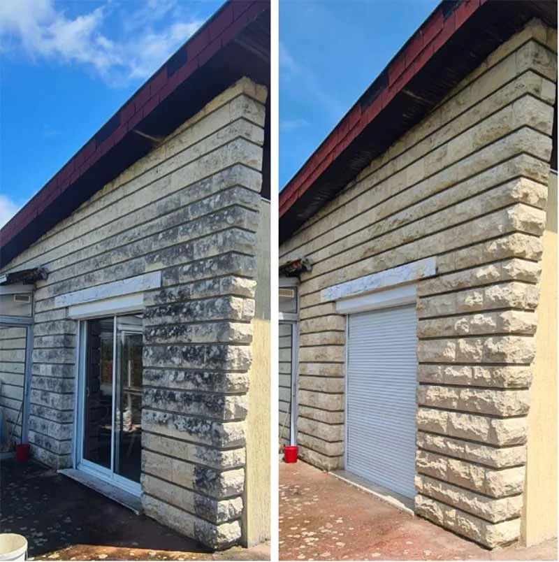 Démoussage façade Seine-Maritime